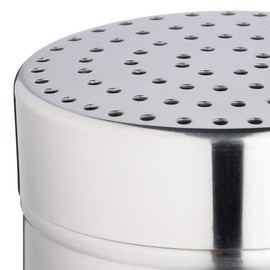 KitchenCraft KCMEDIUM Icing Sugar Shaker / Flour Dredger with Medium Holes, Stainless Steel, Silver
