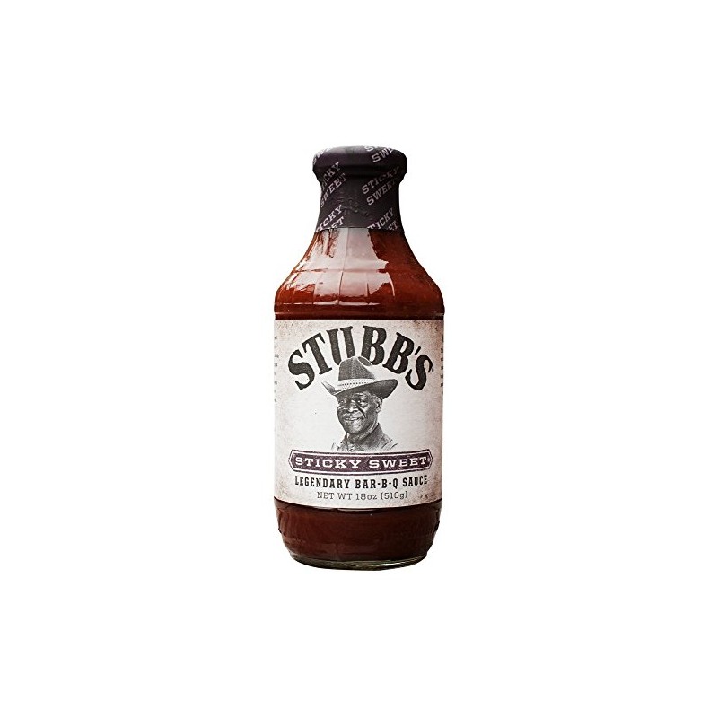 Stubb's Sticky Sweet Bar-B-Q Sauce 18 oz (Pack of 3)