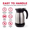 Dash Insulated Electric Kettle, Cordless Hot Water Kettle - Stainless