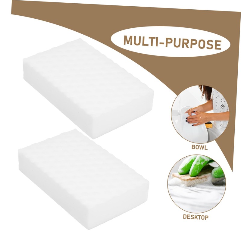 Baluue 12pcs Heavy Duty Kitchen Scrub Sponge for Efficient Dishwashing