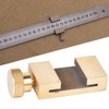 Wood Pen Tool, Brass Woodworking Marking Search Ruler Measuring Tool