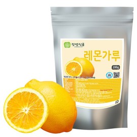 Jangmyeong Food 레몬가루 레몬 분말 200g 엑기스 Lemon Powder 200g Extract