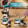 MtiolHig Cordless Compact Router Compatible with Ma-kita Battery (Bare Tool),