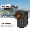 50A RV Plug Male NEMA 14‑50P 125/ Heavy Duty Replacement