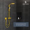SANTRAS® Hand Held Shower Head with Triple Adjustable Shower Head