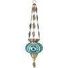 DEMMEX Turkish Moroccan Colorful Mosaic Bohemian Boho Hanging Candle Holder