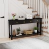 Table 59 Inch Entryway Table Long Console Table with 4