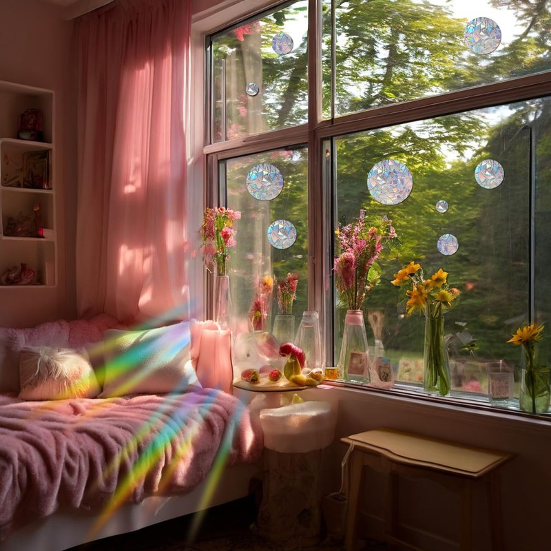 EONBES Anti Collision Window Sticker to Prevent Bird Strikes Bird