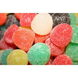 Bayside Candy Assorted Giant Gum Drops | Large Gumdrops Jelly Candy | (1.5LB)
