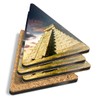 4 x Triangle Coasters - Chichen Itza Ancient Temple Mexico