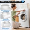 90 Degree Dryer Vent Elbow, Dryer Vent Connector Kit for