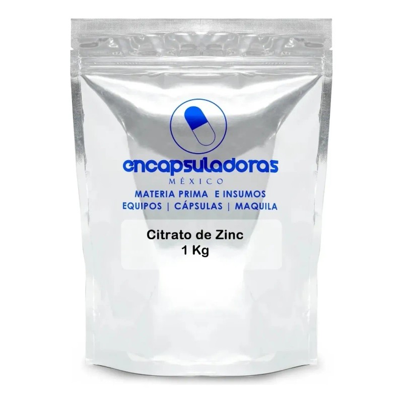 Citrato De Zinc, 1 Kg Sabor Natural