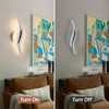CANEOE Modern LED Wall Sconce 6000K Chrome Indoor Wall Light