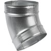ECOPRO VENT 6" Inch 45˚ Degree Galvanized Steel Duct Elbow
