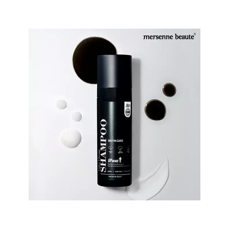 Mercenbeaute 메르센보떼 컬러체인지 염색샴푸 비오틴 200ml 2개 Mersenbotte Color Change