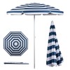 PICNIC TIME 5.5 Ft Portable Beach Umbrella, Lightweight UV Protection