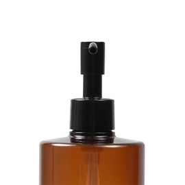 Blackout Plastic Bottle Pump, Brown, 16.9 fl oz (500 ml) Container