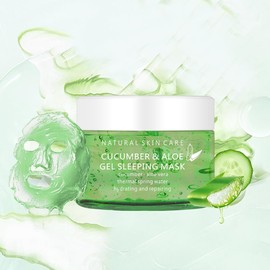 Natural Aloe Cream for Dry Skin, Organic Pure Aloe Vera Hydrating Face & Body Moisturizer, Sunburn, Acne, Soothing & Moisturizing