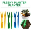 Mini Garden Hand Succulent Transplanting Tools,Widger Plastic Seedlings Dibber Sowing