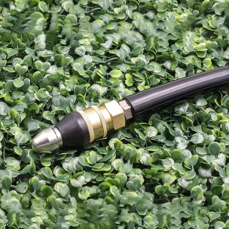 Sewer Cleaning Tool High-pressure Nozzle,Pressure Washer Sewer Jetter Nozzle,1/4'' 6