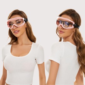 UKNOW Safety Goggles Over Glasses - Anti-Fog Clear Lens - ANSI Z87.1 Certified Eye Protection for Lab Work, Industrial Use