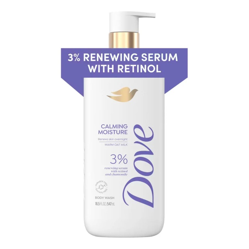 Dove Gel De Ducha 3% Sérum Renovador/retinol 18.5 Fl Oz