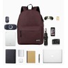 SUPACOOL Lightweight Casual Laptop Backpack with USB Charging Port For