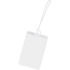 Merangue Clear Luggage Tags, Self Laminating, 10 Pack