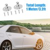 A ABSOPRO Car Ball Studs Mounting Brackets 10mm Round with