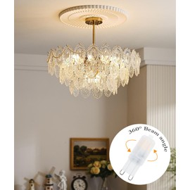 G9 LED Light Bulb 2W, 20-25W Halogen Equivalent, 2700K Warm White High Brightness 200LM, 360° Beam Angle,AC120V, Bi-pin G9 Base T4 Light Bulbs for Chandeliers Home Lighting,Non-dimmable (pack of 10)