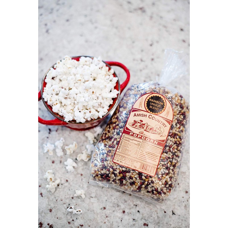 Amish Country Popcorn | 6 lb Bag | Rainbow Popcorn