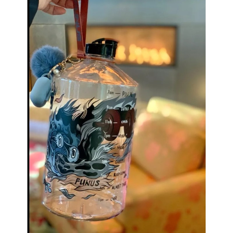 Funus Botella Motivacional Grande Funus De 1 Galón O 4.5litros
