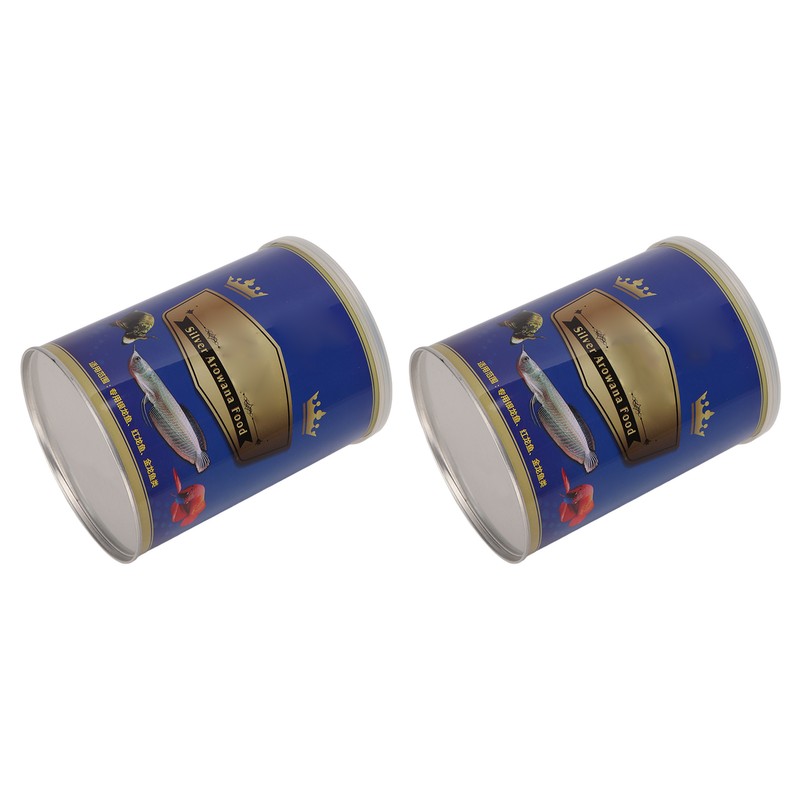 2 Cans Arowana Fish Food Natural Ingredients High Protein Fish