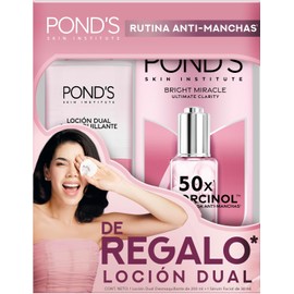 Pond's Pack con Sérum Facial 30ml y Loción Dual 200 ml Bright Miracle