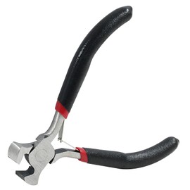 Auvotuis 9.5cm/3.74" End Cutting Pliers for Jewelry Making, Bull Nose Pliers, Fret Wire Cutter, Nail Puller Tool for Carpenter, End Nippers for Zipper Install Stops, Wire Cutting