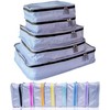 Cubos Organizadores de Equipaje mumi (5 Set) (Negro)