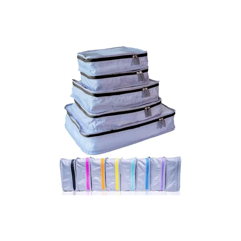 Cubos Organizadores de Equipaje mumi (5 Set) (Negro)