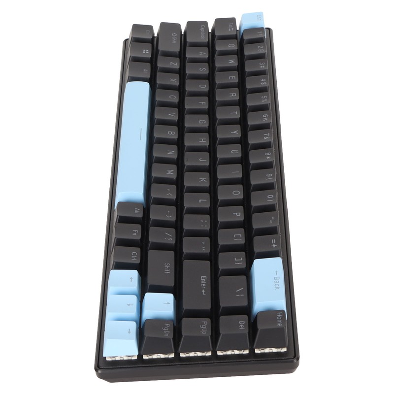 Gaming Keyboard USB 68 Keys Blue Switch N Key Rollover