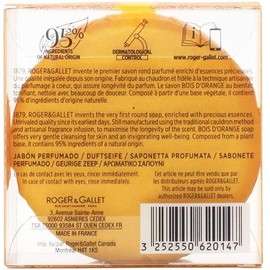 Roger & Gallet Bois D'Orange Bar Soap for Unisex, 3.5 Ounce
