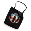 Retro Boxing Bag Sunset Tote Bag