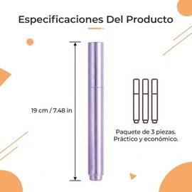 3 Piezas 3 en 1 Lápiz para el Cuidado de las Uñas Empujador de Cutículas con Punta de Cerámica, Aceite Hidratante para Uñas Secas y Dañadas