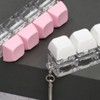 Click key ring pastel keycap connection decoration hand movement sensory