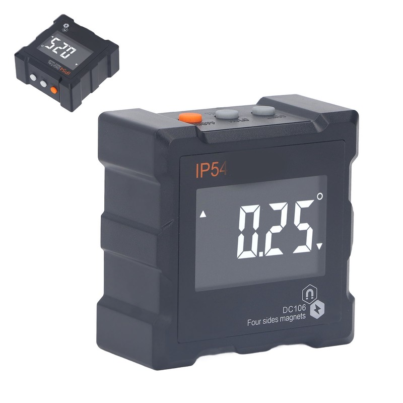 IP54 Angle Finder 4x90° LCD Digital Display 4 Side Strong
