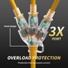 PlugSaf - Paquete de 2 cables de extensión para exteriores