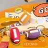 Pouoir Football Keychain Gift (Brown)
