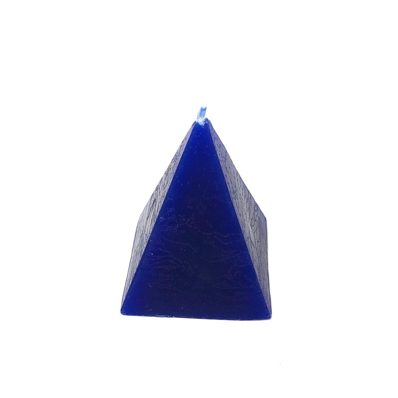 Vrinda 3" Pyramid Candles (Blue)