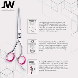 JW Professional Shears R Series - Barber & Hair Cutting Scissors
