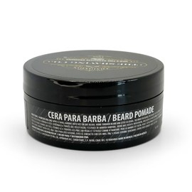 THE SHAVING CO CERA PARA BARBA - BEARD POMADE - Contiene VITAMINAS E y B5 - Pomada para barba base agua - MODELA - HIDRATA - NUTRE TU BARBA - Modela tu barba - FOLÍCULOS SANOS desde la raíz a la punta - Libre de Sulfatos - Cera Barba Suave 2oz / 57gr