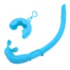 Dry Snorkel Full Silicone Soft Portable with Storage Box Snorkel