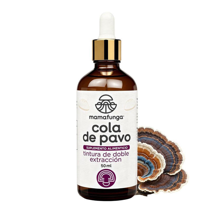 Cola de Pavo (Trametes Versicolor) - Extracto Líquido de Doble
